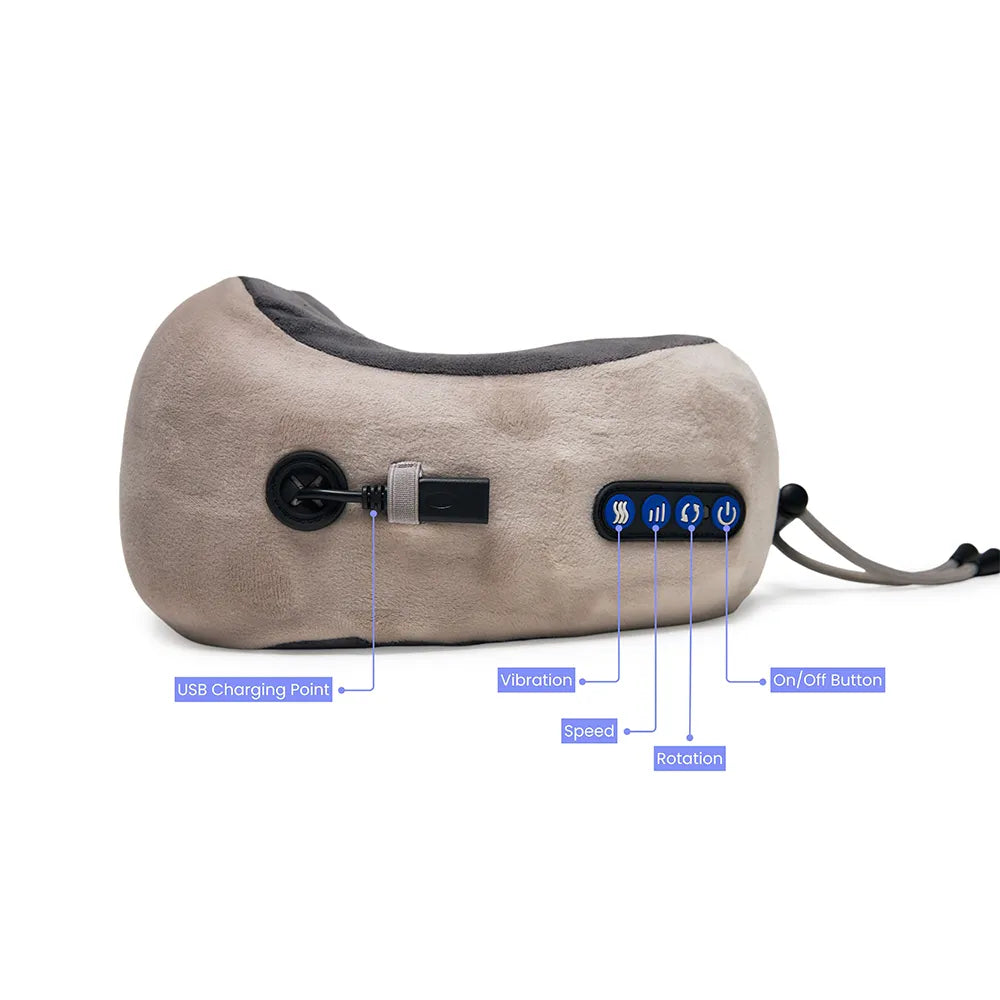 Multifunctional Neck Support and Massager Pillow