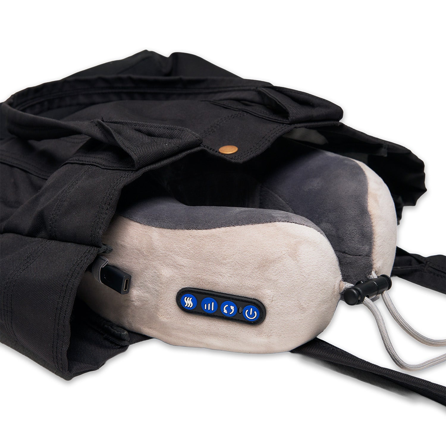 Multifunctional Neck Support and Massager Pillow